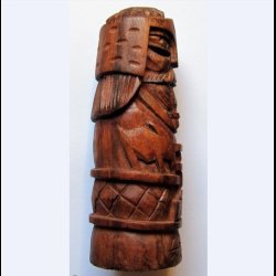 Thor figure made of wood