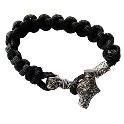 Thor's Hammer Mjlnir Asatru survival bracelet