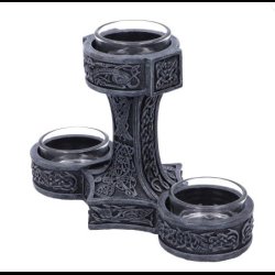 Thor's Hammer Tea Light Holder 18.5cm