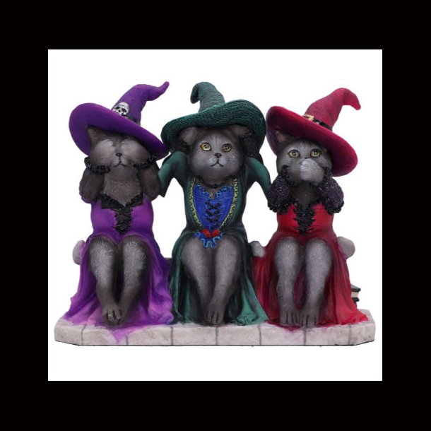 Three Wise Witchy Kittys 15.3cm