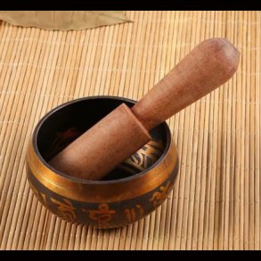 Tibetan Buddhist Brass Chakra Singing Bowl