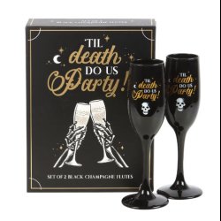 Til Death Do Us Party Champagne Flute Set
