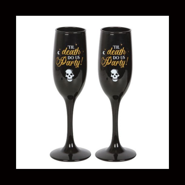 Til Death Do Us Party Champagne Flute Set