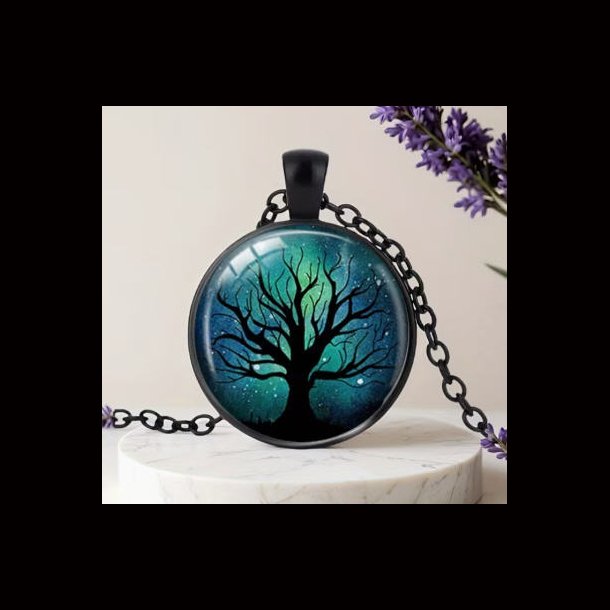 Tree Of Life Silhouette Pendant Necklace