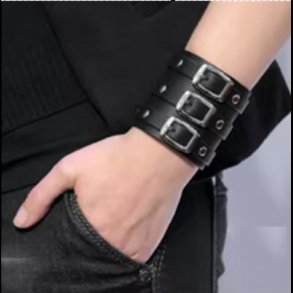 Triple Buckle Wristband