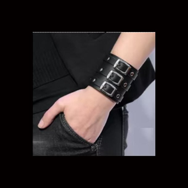 Triple Buckle Wristband