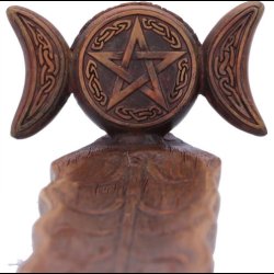 Triple Moon Goddess Incense Holder 23.5cm