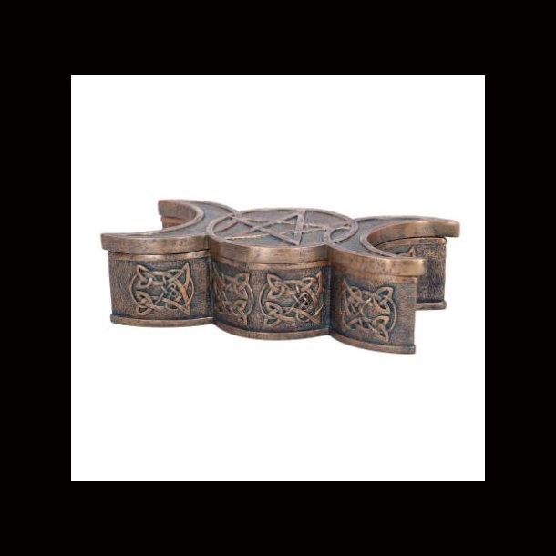 Triple Moon Trinket Box 18.5cm