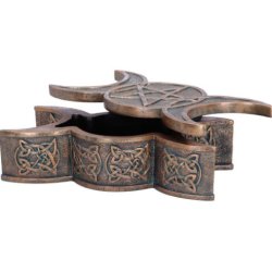 Triple Moon Trinket Box 18.5cm