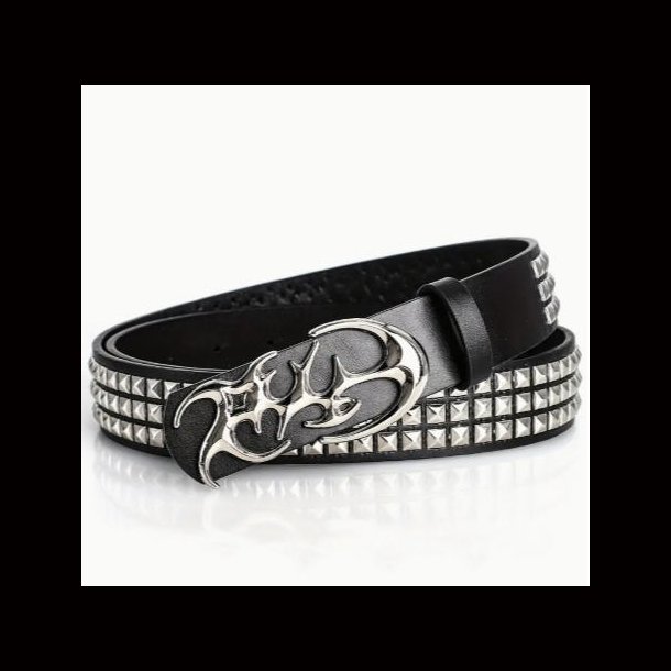 Triple Pyramid Square Stud Belt