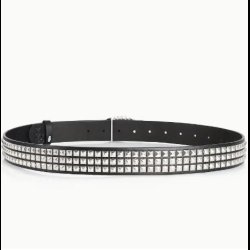 Triple Pyramid Square Stud Belt