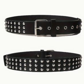 Triple Stud Ladies Belt