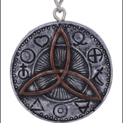 Triquetra Celtic Keyring 4.5cm 