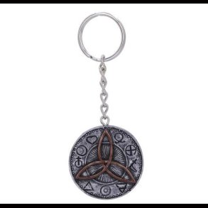 Triquetra Celtic Keyring 4.5cm 