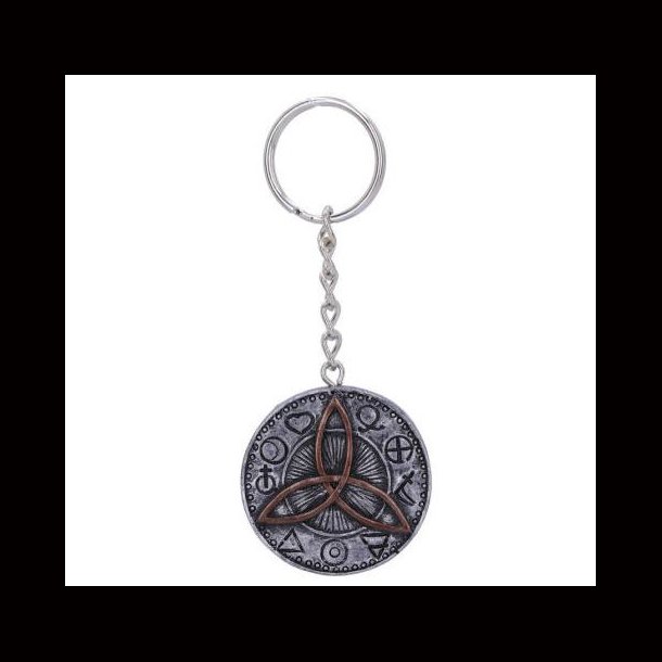 Triquetra Celtic Keyring 4.5cm 