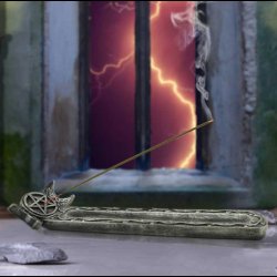 Twilight Triple Moon Incense Burner 27.3cm