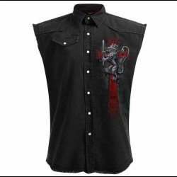 Valiant - Sleeveless Stone Washed Worker Vest