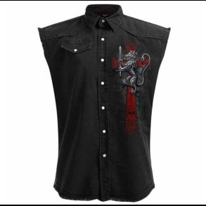 Valiant - Sleeveless Stone Washed Worker Vest