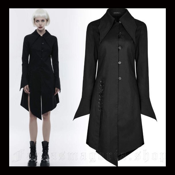 Vampire Bat -Gothic fashion style, women's tunic shirt by Punk Rave