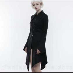 Vampire Bat -Gothic fashion style, women's tunic shirt by Punk Rave