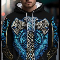 Viking Axe Sweat Shirt