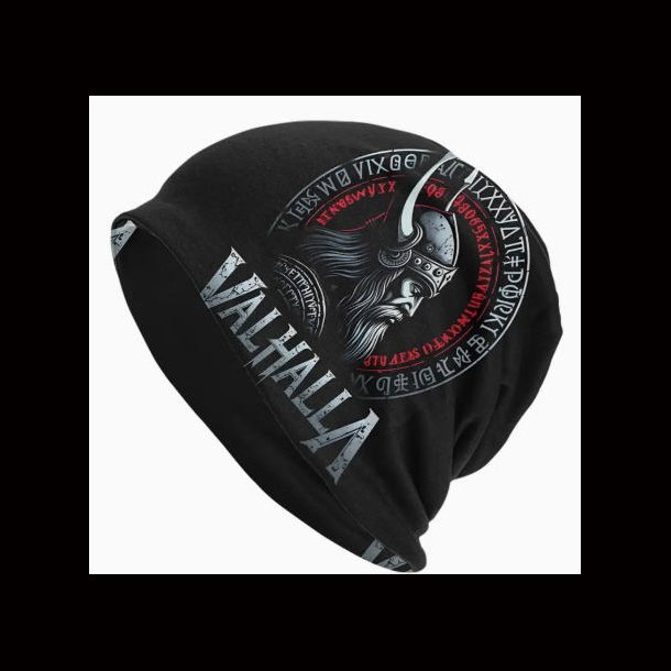 Viking Skull Beanie Hat 