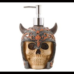 Viking Skull Dispenser Bottle