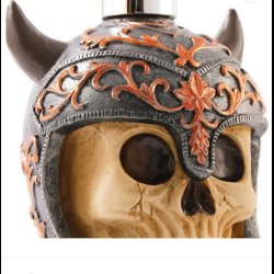 Viking Skull Dispenser Bottle