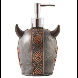 Viking Skull Dispenser Bottle