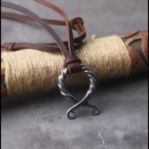 Viking Troll Cross  Pendant Necklace