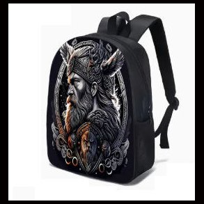 Viking Warrior silhouette  Design Backpack 