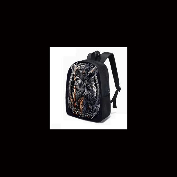 Viking Warrior silhouette  Design Backpack 