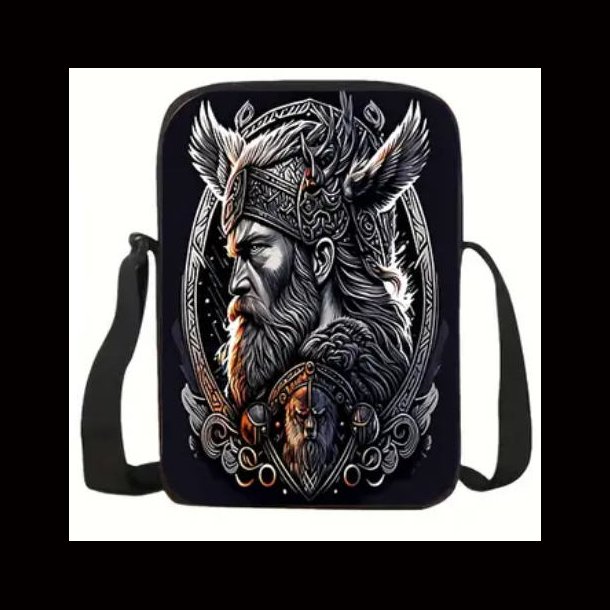Viking Warrior silhouette Design Insulated Lunch Bag 