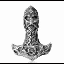 Viking Warrior Thors Hammer Necklace  Pendant