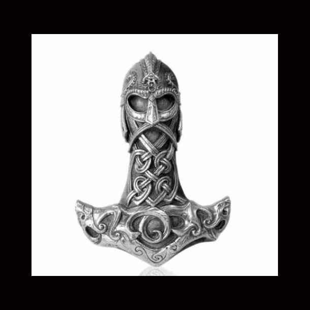 Viking Warrior Thors Hammer Necklace  Pendant