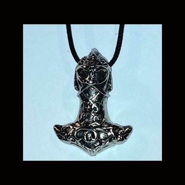 Viking Warrior Thors Hammer Pendant