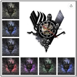 Vikings Illuminated Wall Clock