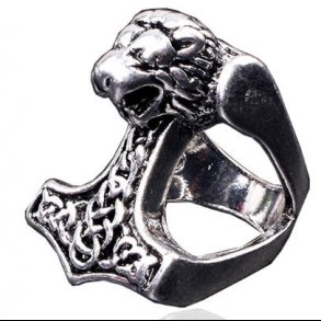 Viking Thor`s Hammer Ring