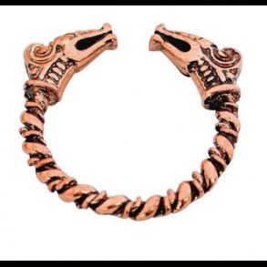 Viking Dragon Ring Gold Colour