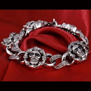 Vampire Skull Bracelet