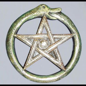 Wall Relief Snake Pentagram