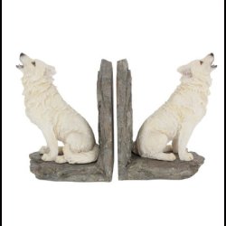 Wardens of the North White Wolf Bookends