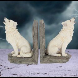 Wardens of the North White Wolf Bookends