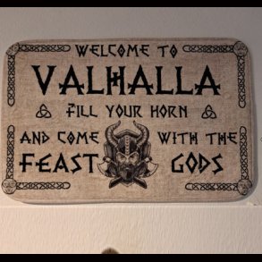 Welcome to Valhalla Indoor Doormat 