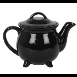 Witches Brew Ceramic Cauldron Tea Set