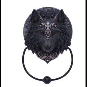 Wolf Moon Door Knocker 20.5cm