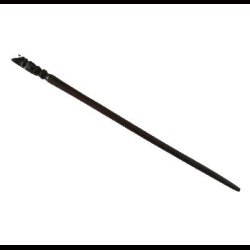 Wooden Wand small, carved with Owl