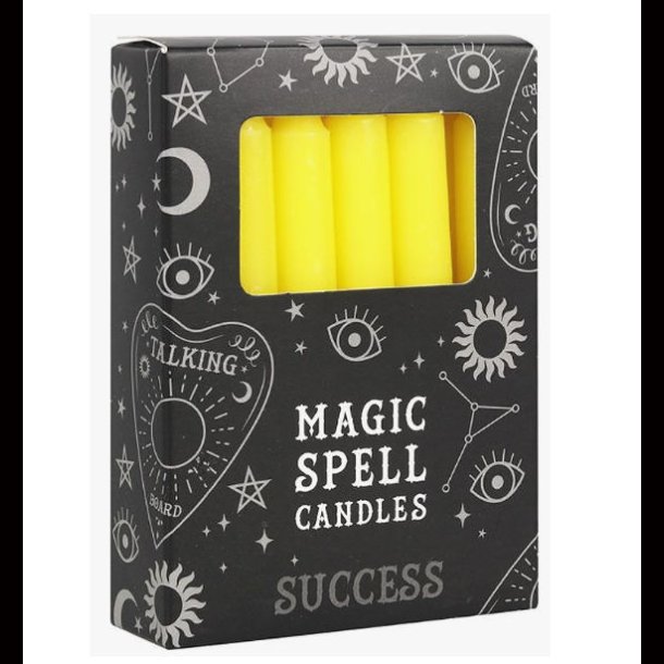 Yellow Magic Spell Candles -Success(Pack of 12)