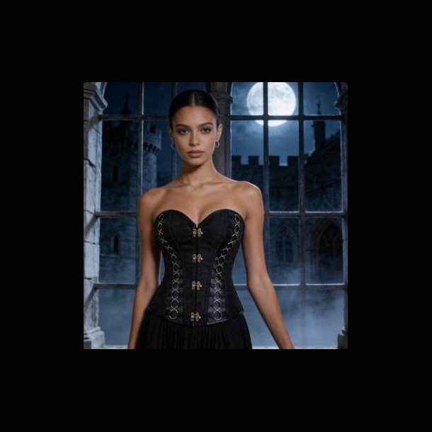 Black Steampunk Corset,