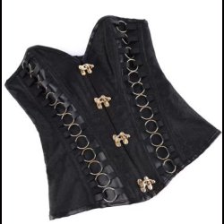 Black Steampunk Corset,